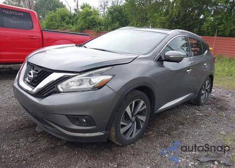 2015 Nissan Murano Platinum из США, поврежденный, VIN 5N1AZ2MH3FN203669